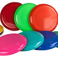 SchwabMarken 5 Frisbee Disc-Frisbees-Disco Volador en Colores Mezclados- ¡No Son Aptos como frisbees para Perros!